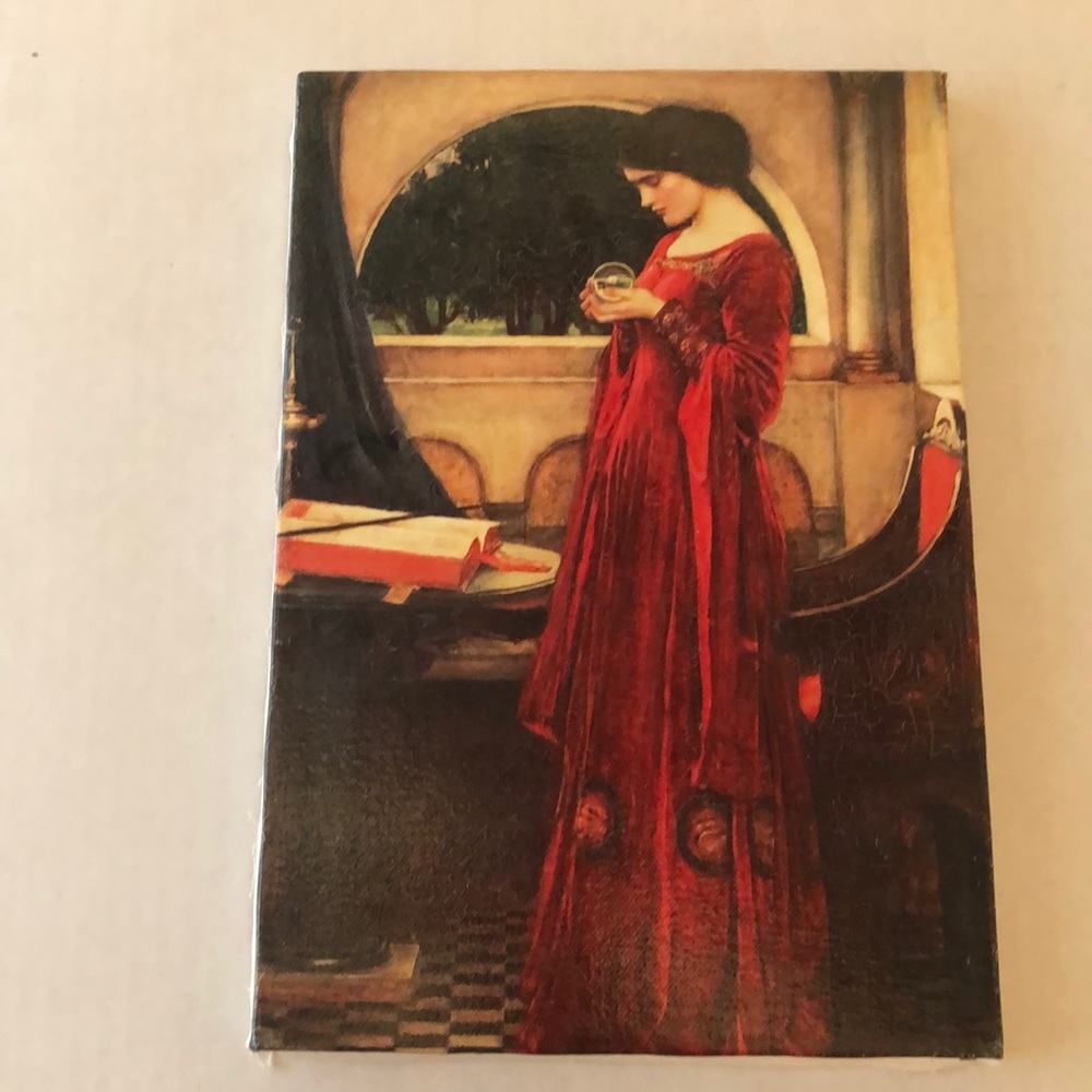 2 Canvas Vintage Red Lady Artwork